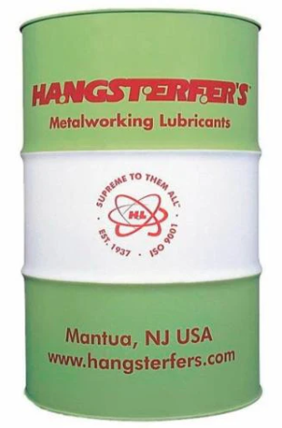 Hangsterfer's metalworking lubricants drum